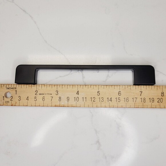 Cabinet Pulls Square Bmlack Handle YUFER 10 pack Drawer Pull Modern 6-1/3" Hole - Picture 4 of 11